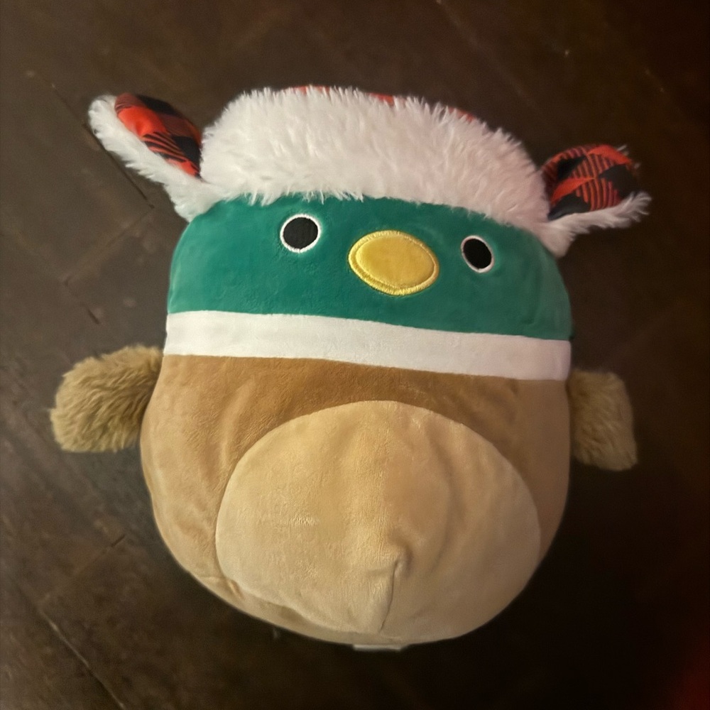 Squishmallow duck winter hat